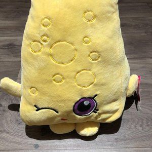 Shopkins Chee Zee Cheese 14" Plush Doll Yellow Win